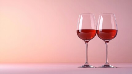 Romantic Toast with Wine in Elegant Setting