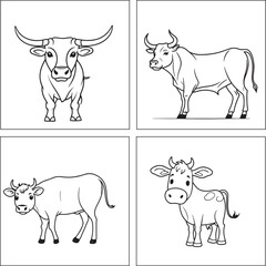 Cow Coloring Page