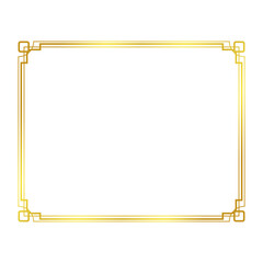 gold border frame.eps
