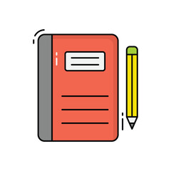 Note book vector icon