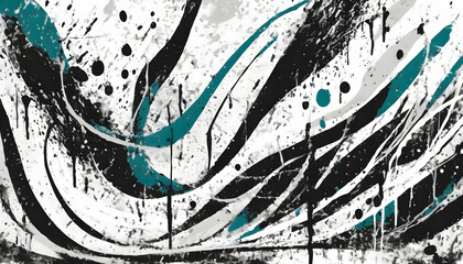 Abstract drawing Graffiti art background design, Pattern with Street Art for wall.