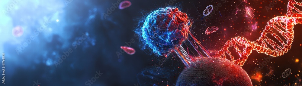 Poster quantum processor breakthrough a vivid exploration of ai and quantum computing in a futuristic envir