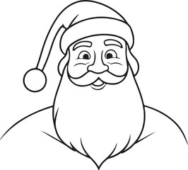 Santa Coloring Page