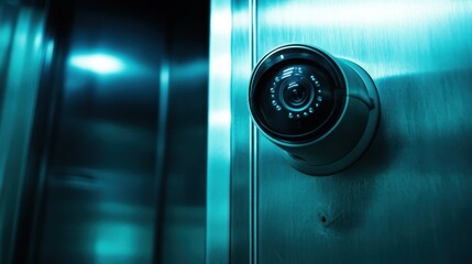 Security Camera in Elevator