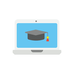 online education vector icon