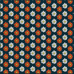 seamless pattern with flowers