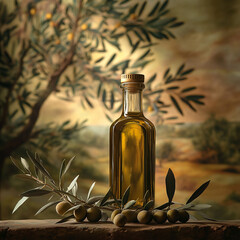 olive oil and olives