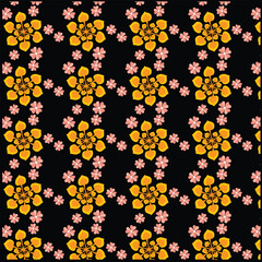 seamless pattern with flowers