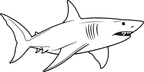 Shark Coloring Page