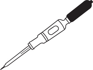 Screwdriver Coloring Page