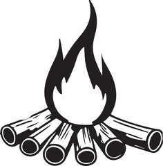 Bonfire Coloring Page