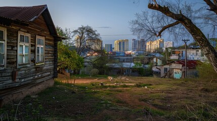Broken windows and a sagging roof give it an air of mystery, as though time has forgotten it. 