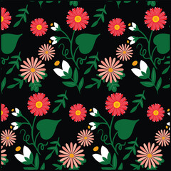 seamless pattern with flowers