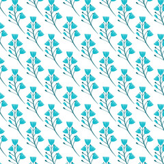 seamless floral pattern with flowers