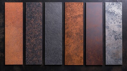 Fototapeta premium Rustic Elegance, A Collection of Textured Surfaces