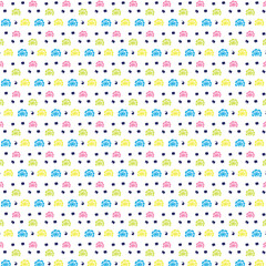 seamless pattern with colorful dots