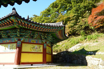 temples and mountains