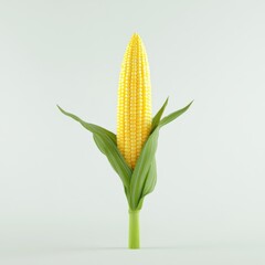 Fresh Organic Corn on the Cob - Vibrant Yellow Kernels