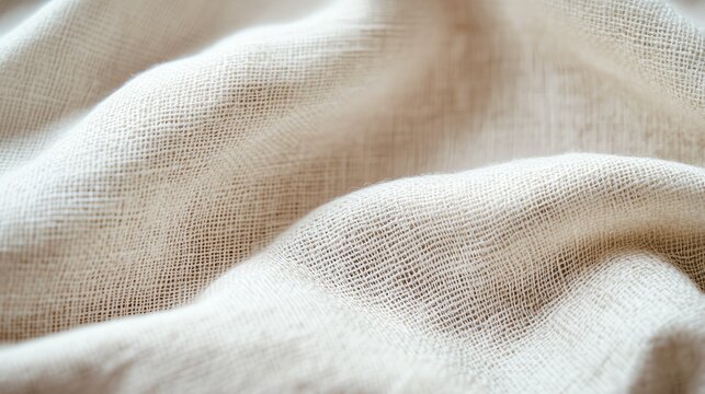 Close-up of a soft, woven fabric with a textured surface.