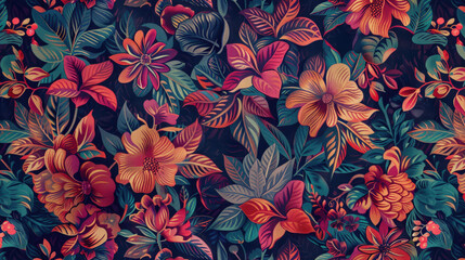 image on fabric background
