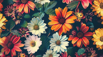 image on fabric background