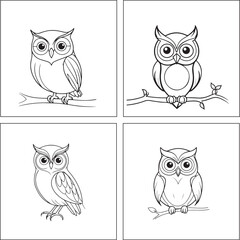 Majestic Owl Coloring Page