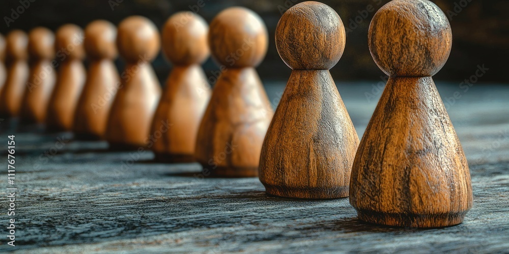 Aufkleber Visualize a person implementing talent development programs and succession planning in talent management