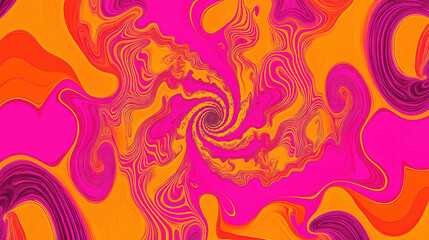 Fototapeta premium Trippy Abstract Wallpaper Art, Crazy Psychedelic Patterns.