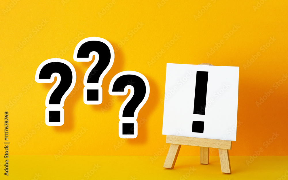 Poster Problem solving concept and creative thinking idea. Problem and solution