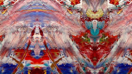 Abstract art background . Hand painting artwork on canvas .