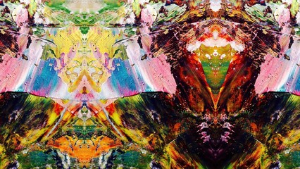 Abstract art background . Hand painting artwork on canvas .