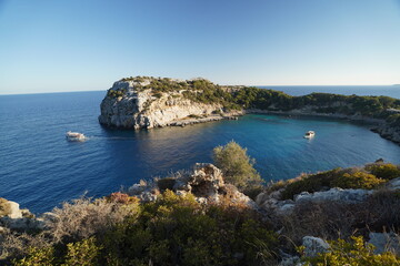 Fototapeta premium Antony Quinn bay in Rhodes, Greece