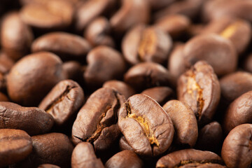 Coffee beans background