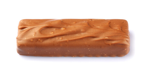 Chocolate bar isolated on white