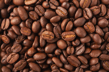 Coffee beans background
