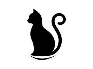 Cat Logo Design Illustration