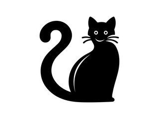 Cat Logo Design Illustration
