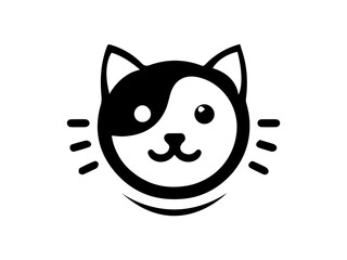 Cat Logo Design Illustration
