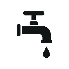 Faucet icon designed with a clean and modern concept, perfect for elevating your digital designs