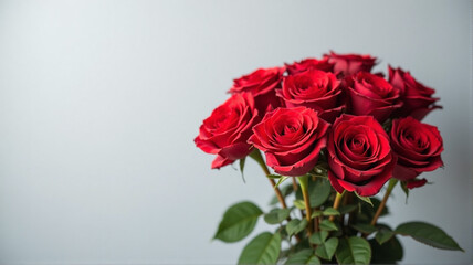 bouquet of red roses