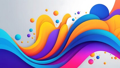 abstract background with waves