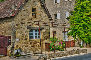 Beynac et Cazenac, France - august 18 2016 : the village