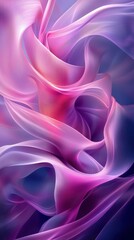 Obraz premium Flowing abstract patterns in soft pastel colors create a mesmerizing visual experience in an artistic composition