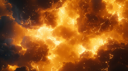 Volcanic Inferno: An intense, close-up of molten lava and fiery, explosive eruption, with boiling, bubbling textures. 