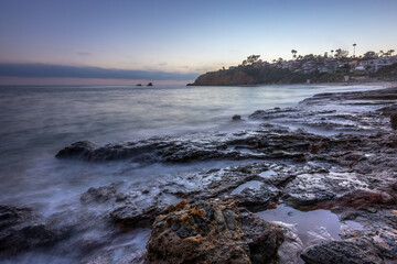 Twilight at Crescent Bay Beach