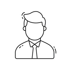 Professor vector icon