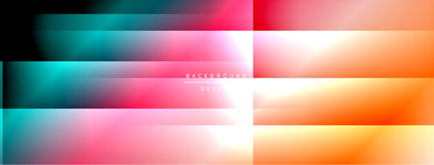 Colorful gradient with lines made of shadow and light. Creative background