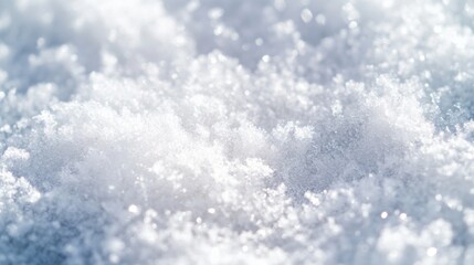 Snow winter background close up front view