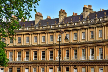 Bath; England - may 30 2024 : the picturesque city