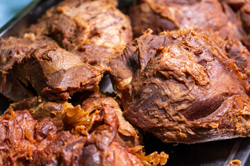 Succulent Slow-Cooked Meat Perfect for Culinary Delights
